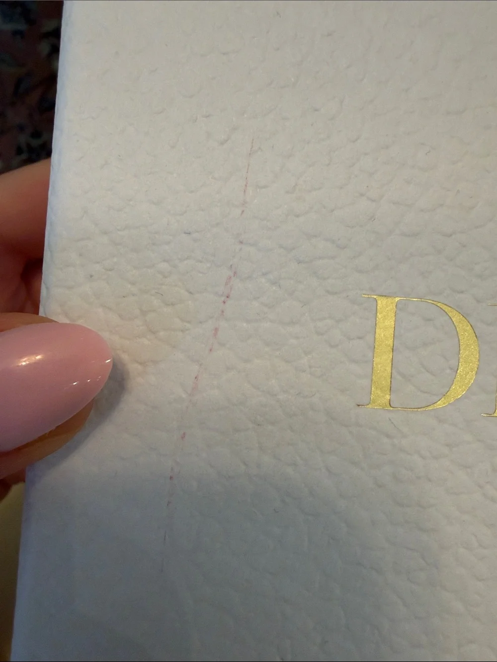 Dior Box & Ribbon and Pouch and tissue
